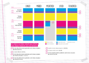 Emploi du temps 2021-22 maternelles