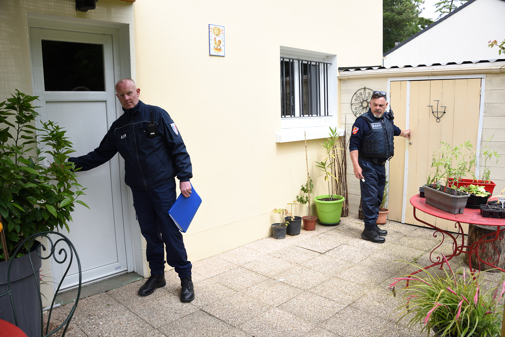 Contrôle d'une maison dans le cadre d'OTV