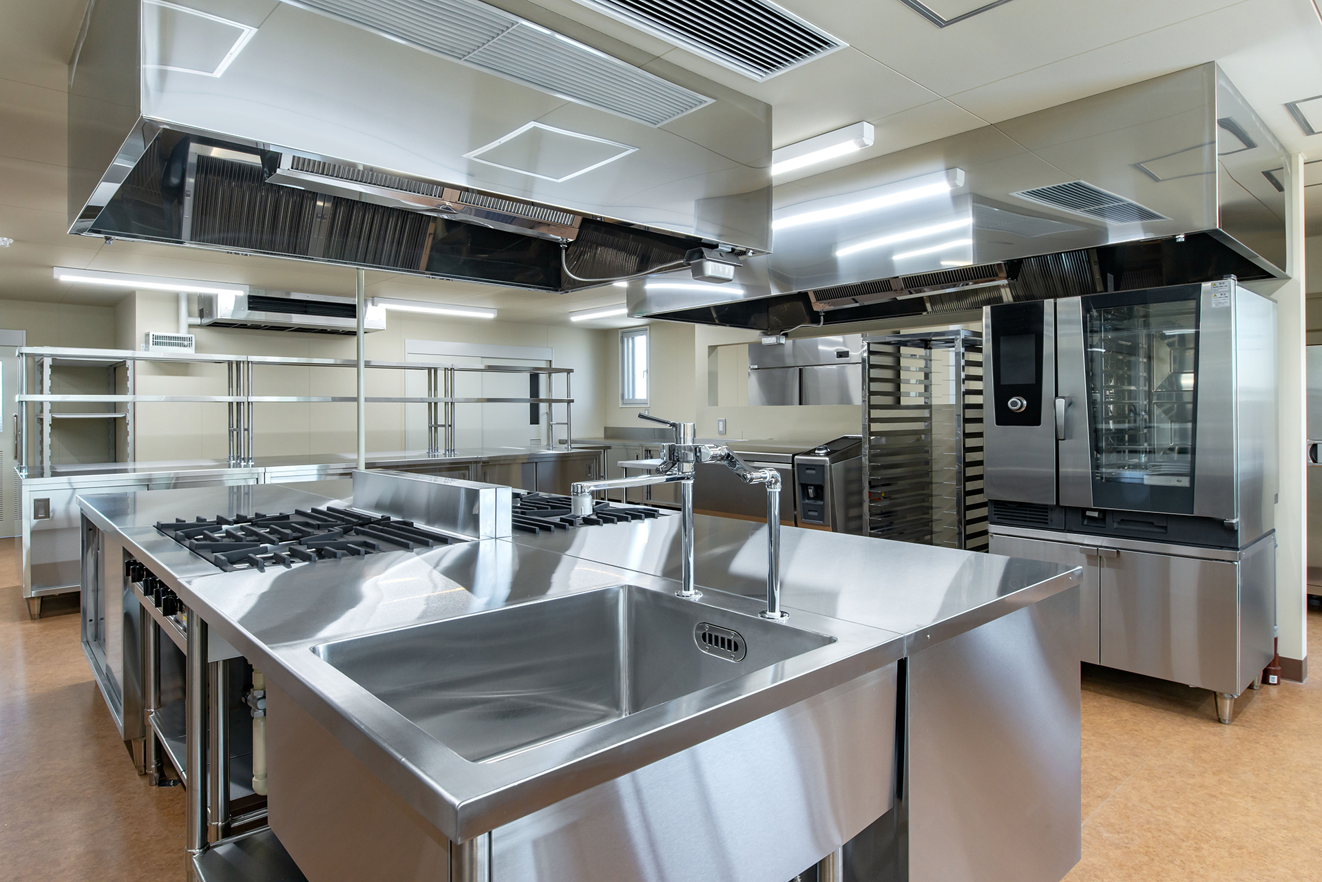 Cuisine collective en inox