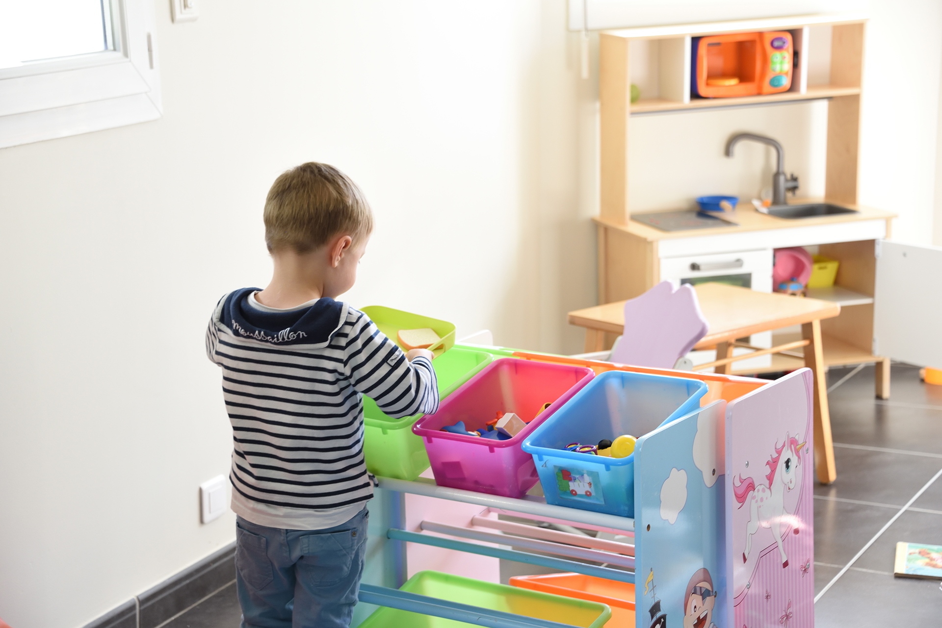 Enfant à la Maison des assistantes maternelles