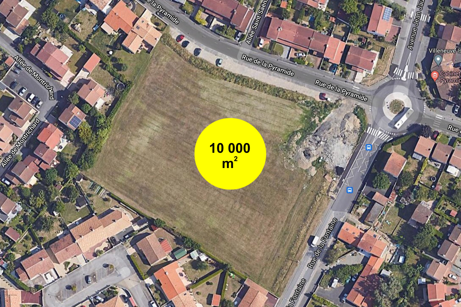 Zone d'implantation de la forêt urbaine