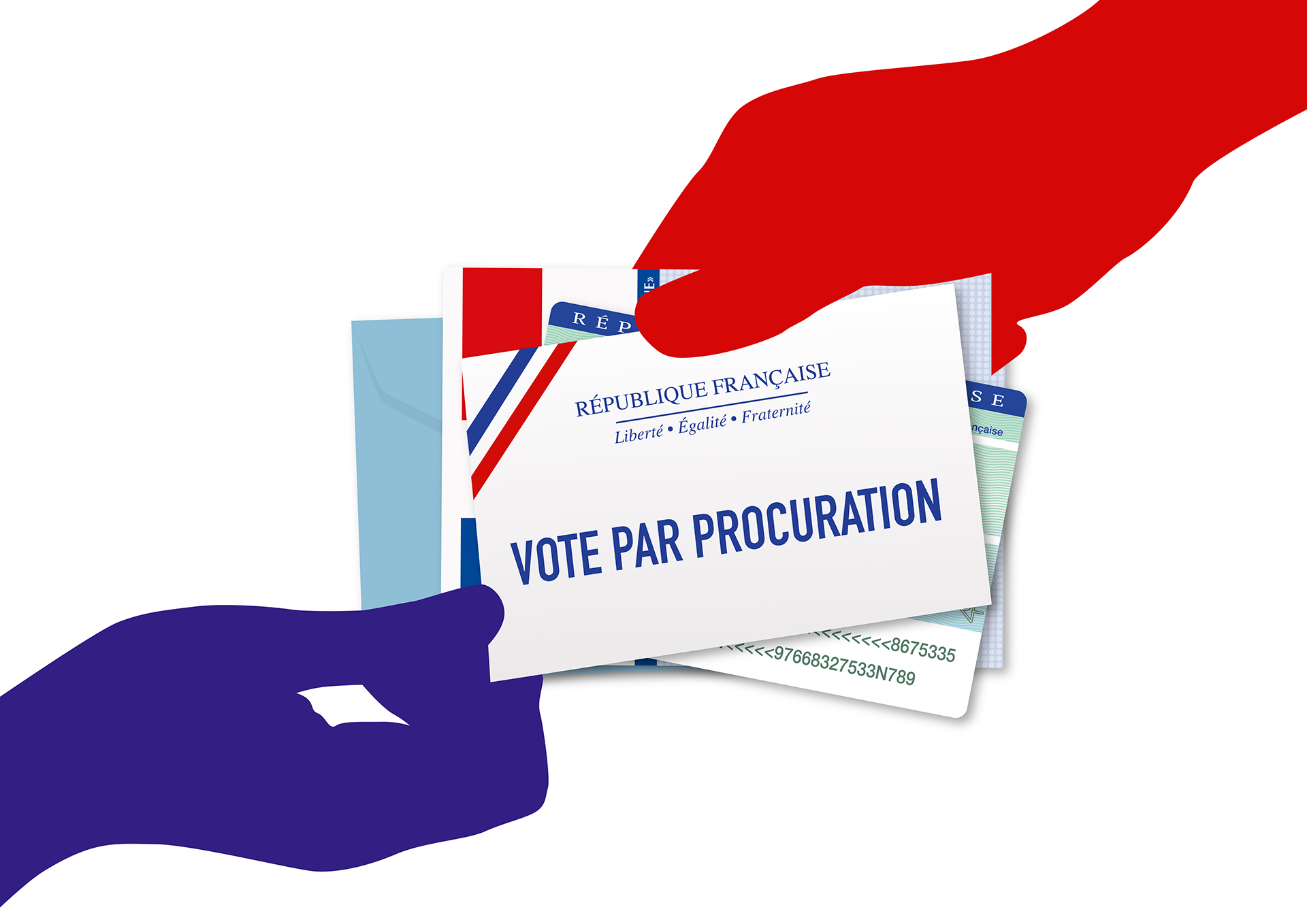 Visuel du vote par procuration