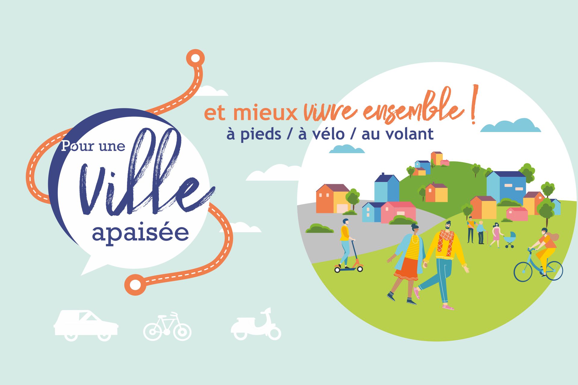 Visuel Ville apaisée