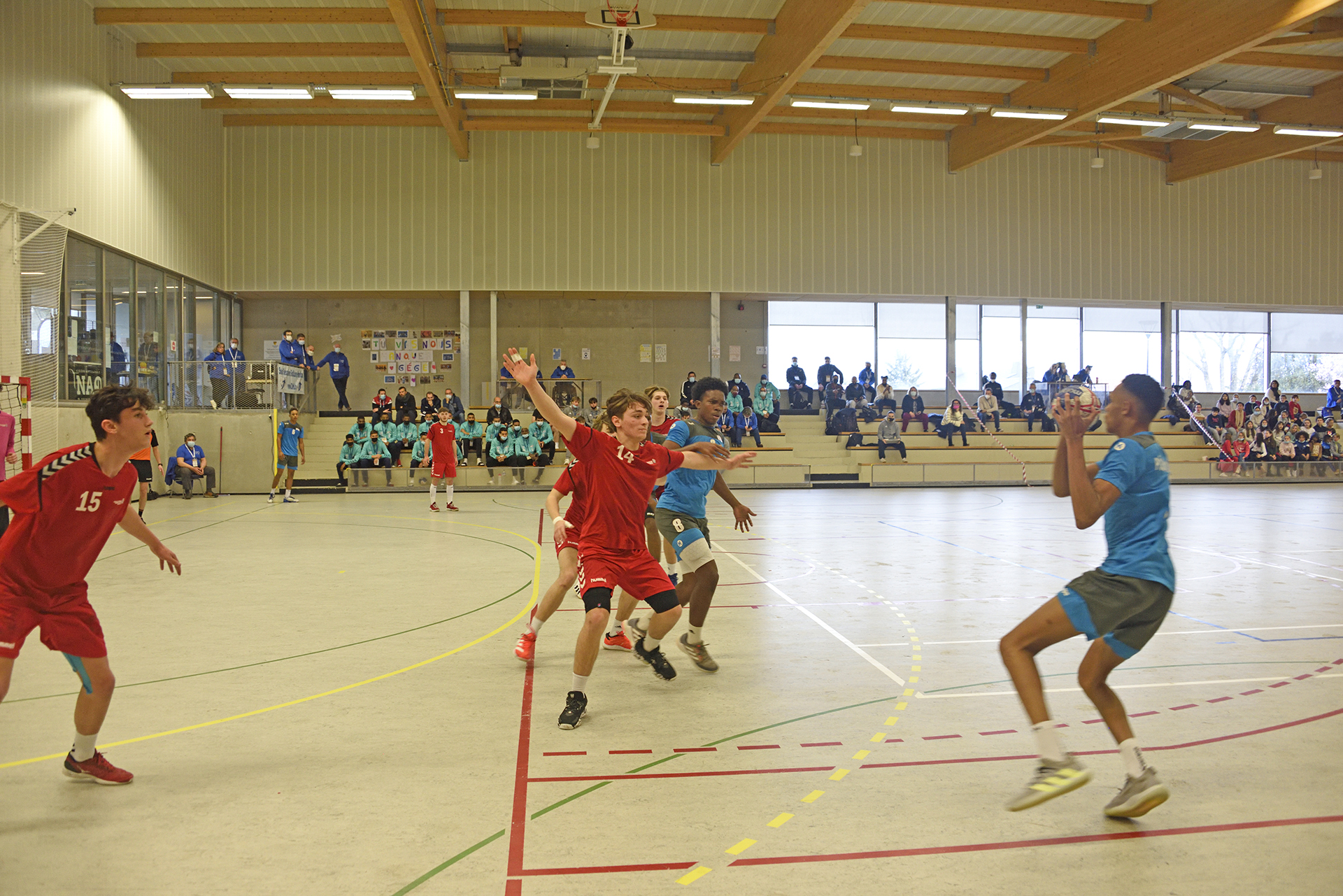Handball masculin salle Luc Abalo
