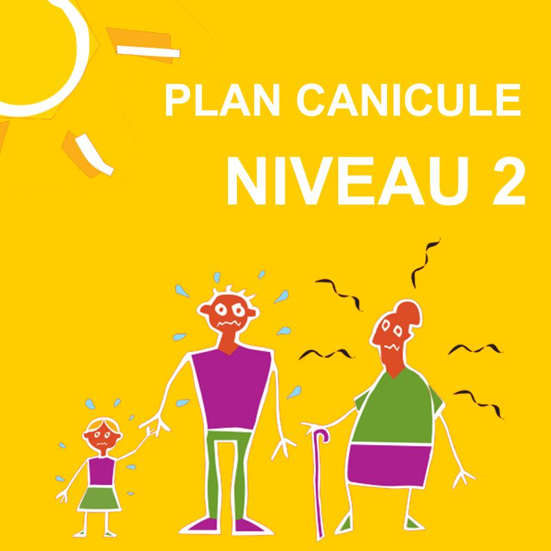 Visuel plan canicule niveau 2