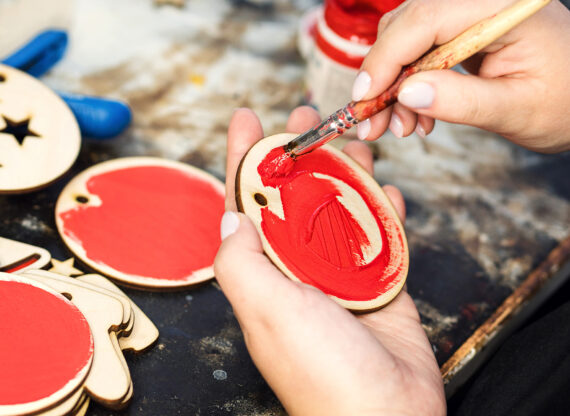 Fabrication d'objets de Noël